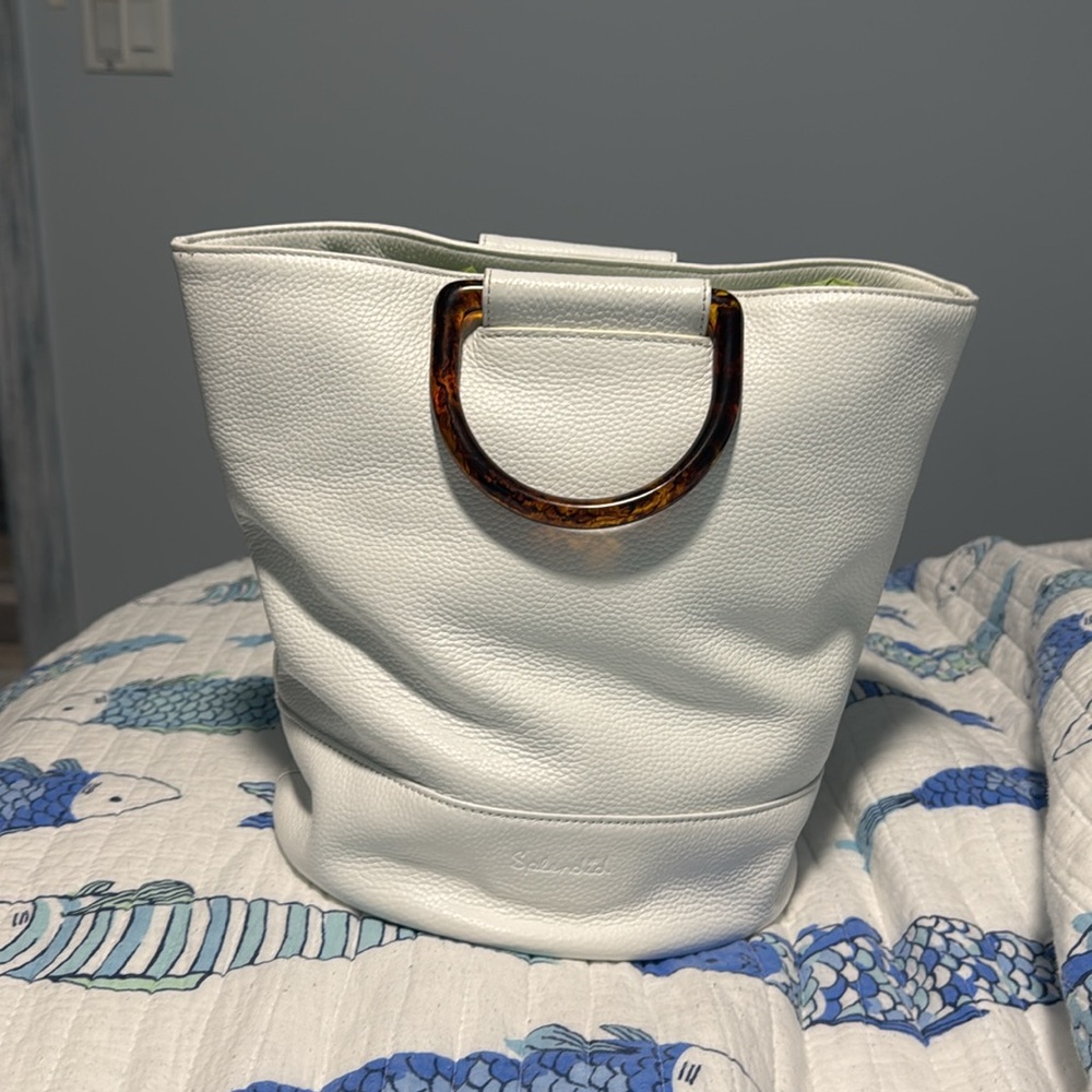 White leather purse - Picture 2 of 3